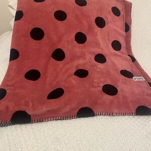 PINK Victoria's Secret Pink and Gray Blanket